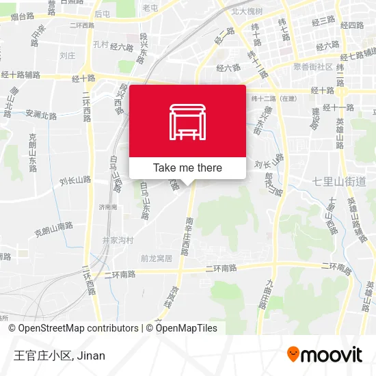 王官庄小区 map