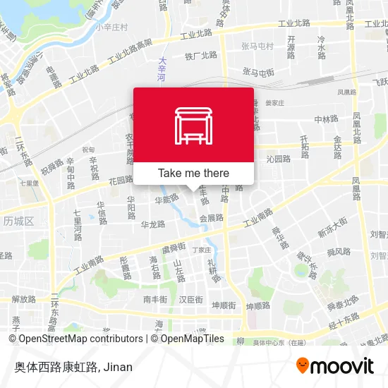 奥体西路康虹路 map