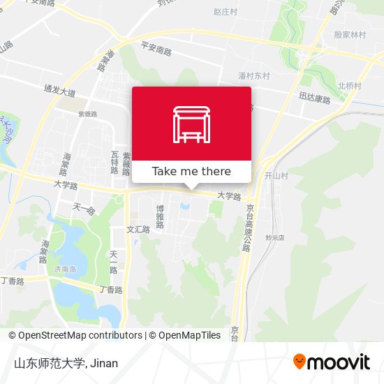 山东师范大学 map