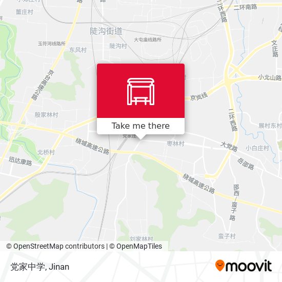 党家中学 map