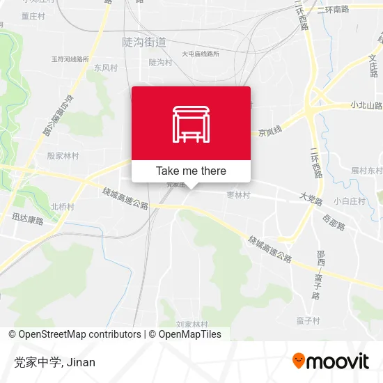 党家中学 map