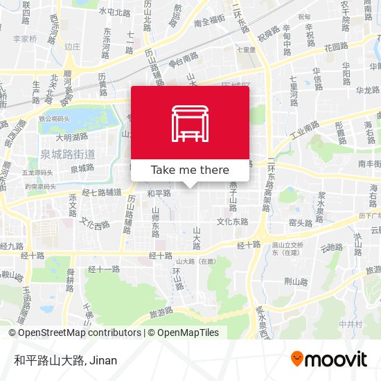 和平路山大路 map