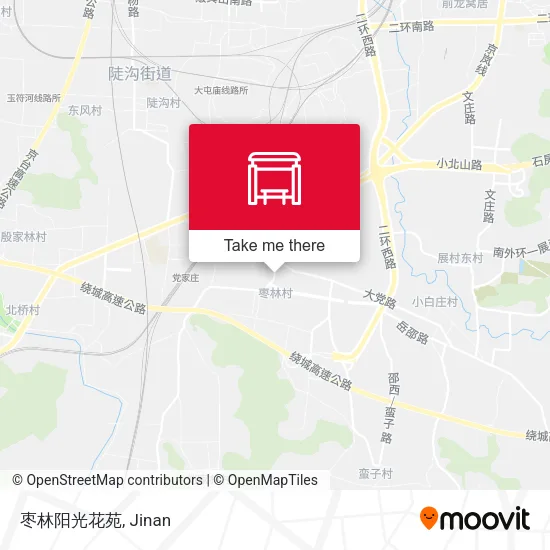 枣林阳光花苑 map
