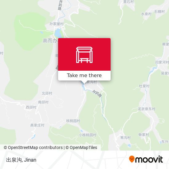 出泉沟 map