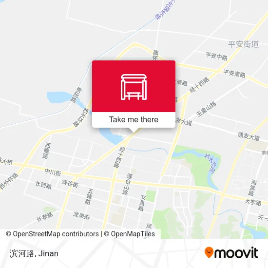 滨河路 map