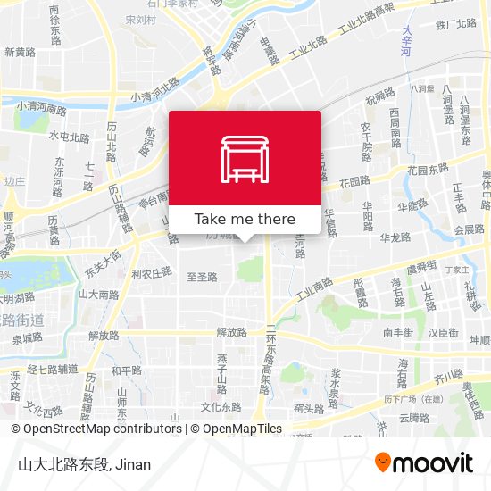 山大北路东段 map