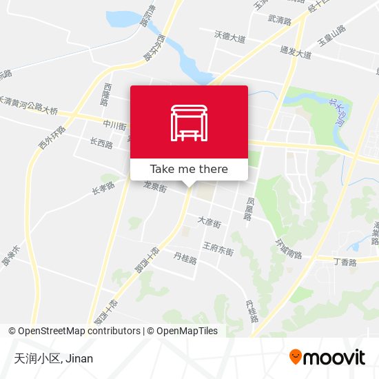 天润小区 map