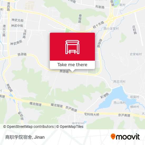 商职学院宿舍 map