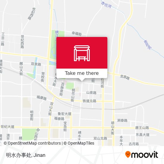 明水办事处 map