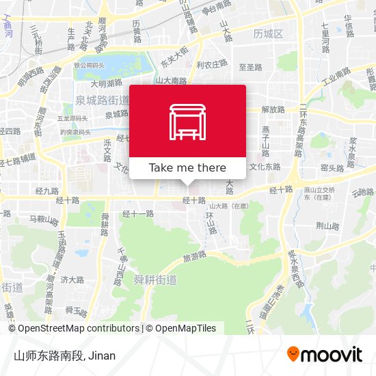 山师东路南段 map