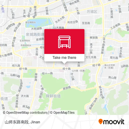 山师东路南段 map
