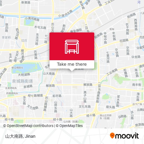 山大南路 map