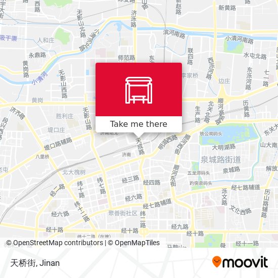 天桥街 map