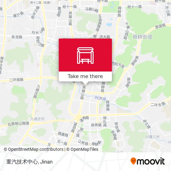 重汽技术中心 map