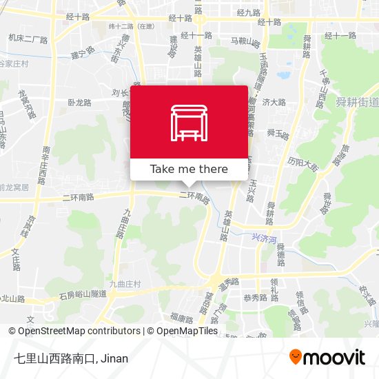 七里山西路南口 map