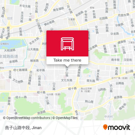 燕子山路中段 map