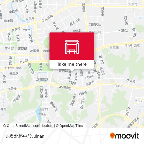 龙奥北路中段 map