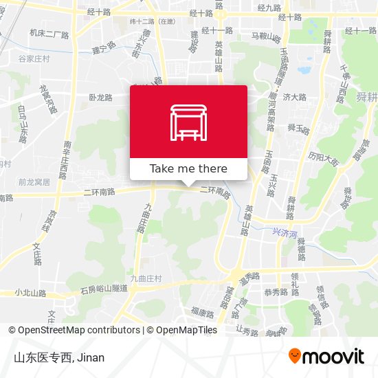 山东医专西 map
