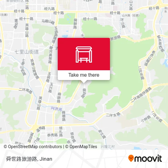 舜世路旅游路 map