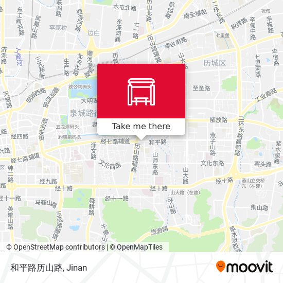 和平路历山路 map