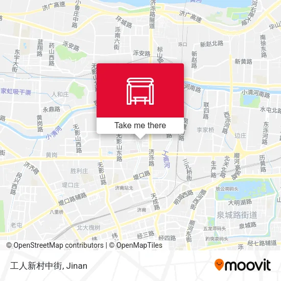 工人新村中街 map