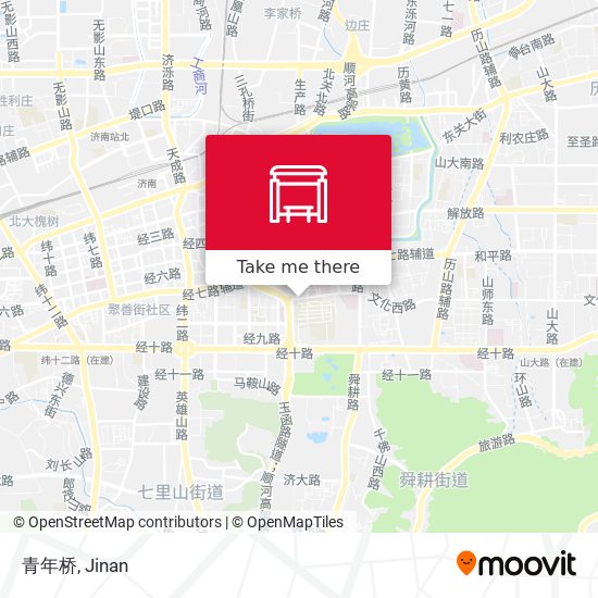 青年桥 map