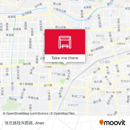 张庄路段兴西路 map