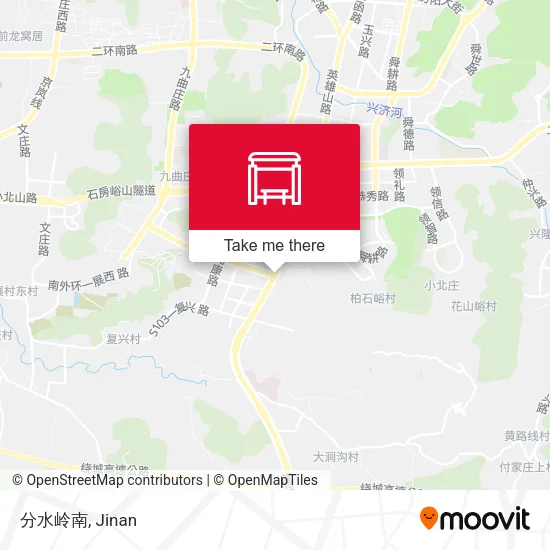 分水岭南 map
