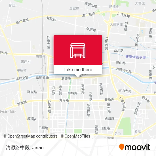 清源路中段 map