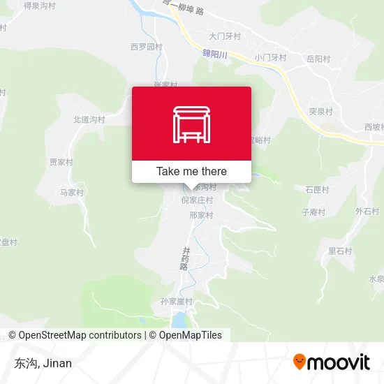 东沟 map
