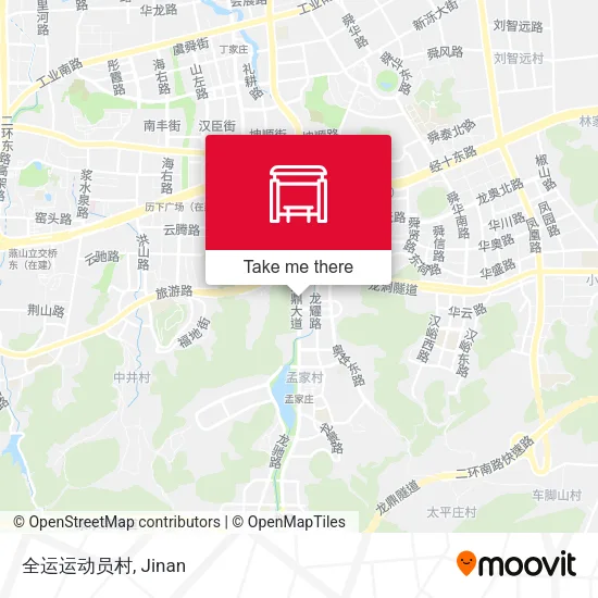 全运运动员村 map
