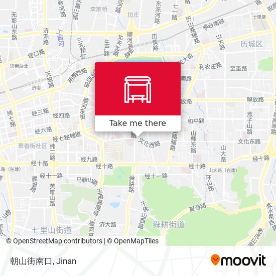 朝山街南口 map