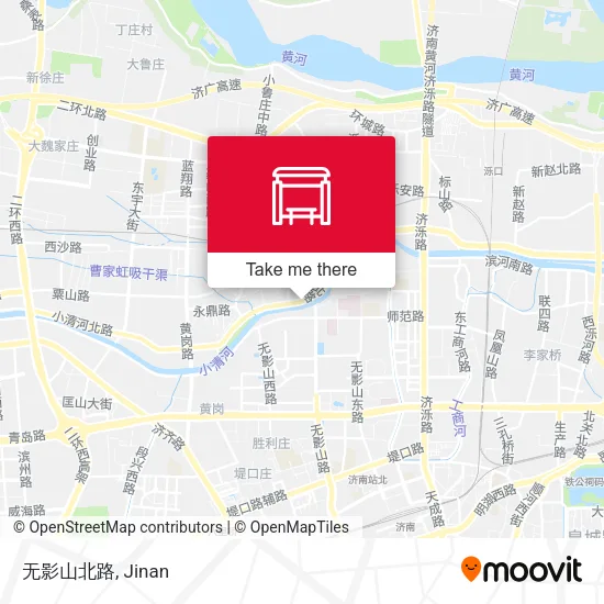 无影山北路 map