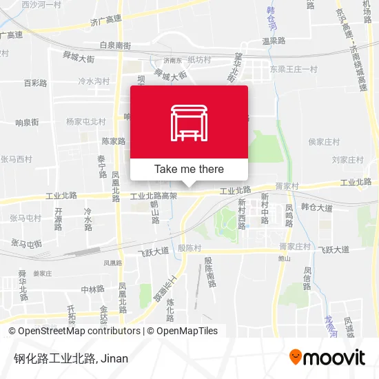 钢化路工业北路 map