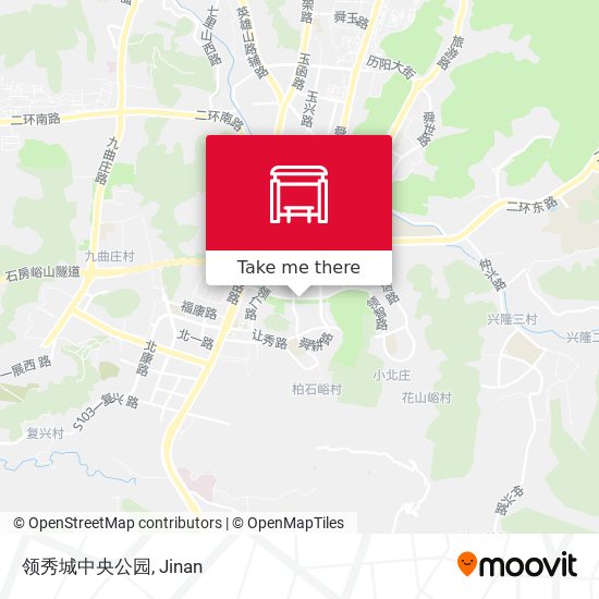 领秀城中央公园 map