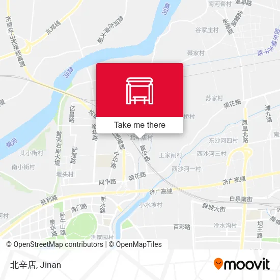 北辛店 map