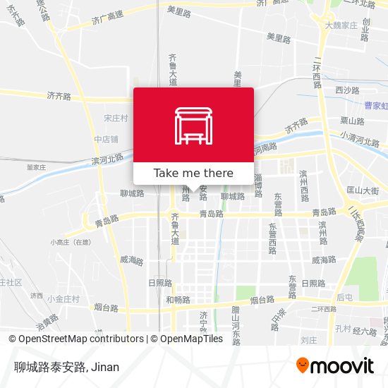 聊城路泰安路 map