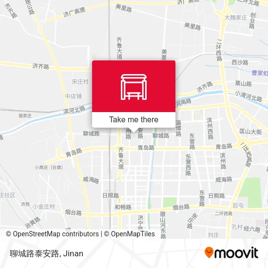 聊城路泰安路 map
