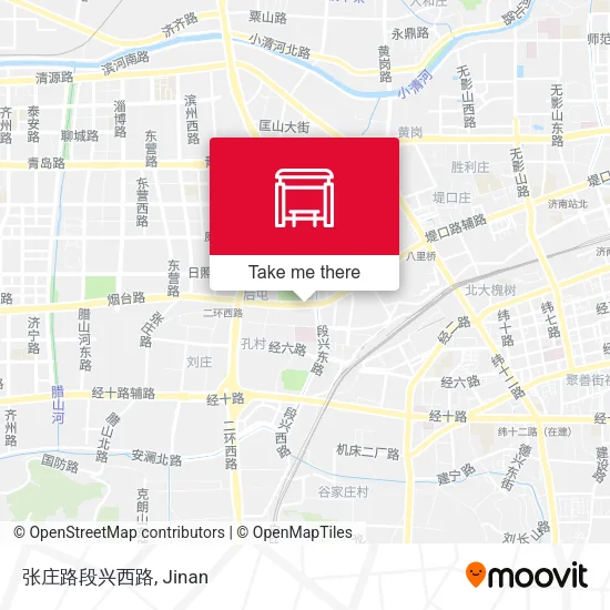 张庄路段兴西路 map