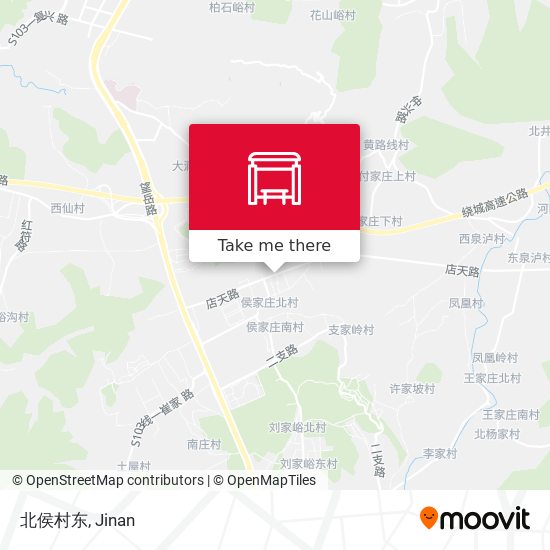 北侯村东 map