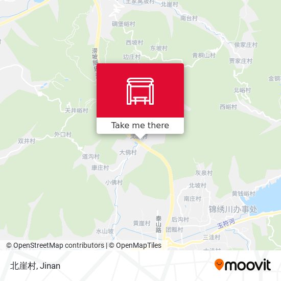 北崖村 map