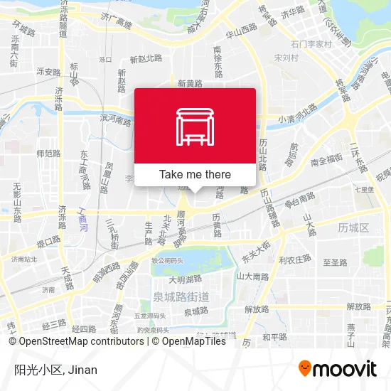 阳光小区 map