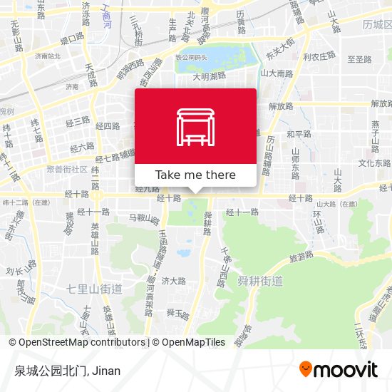 泉城公园北门 map