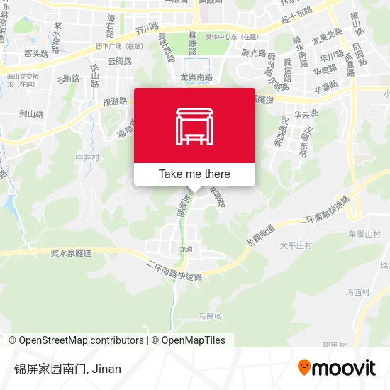 锦屏家园南门 map