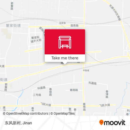 东风新村 map