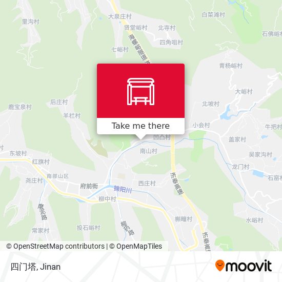 四门塔 map