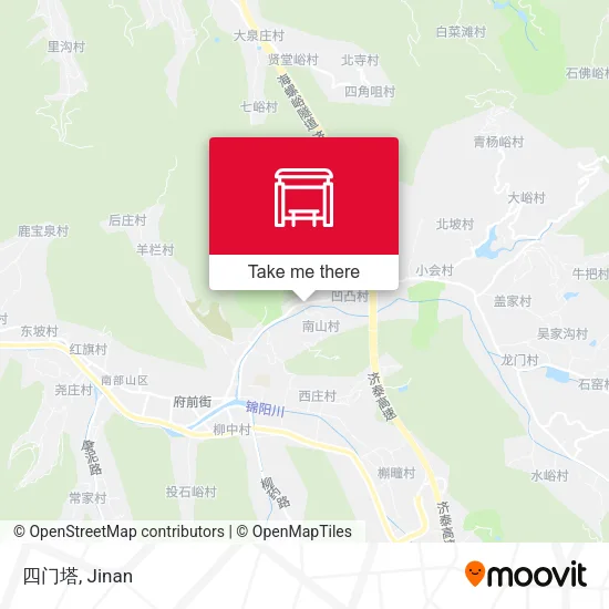 四门塔 map