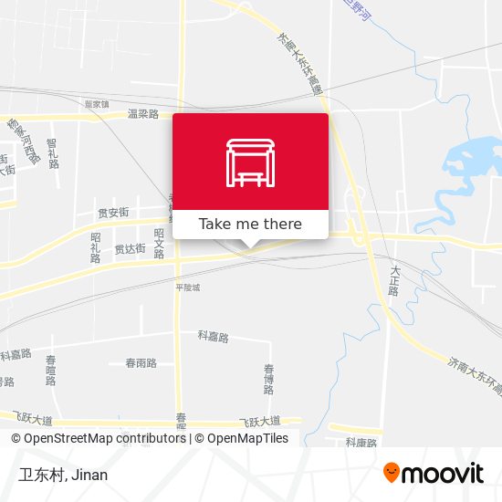 卫东村 map