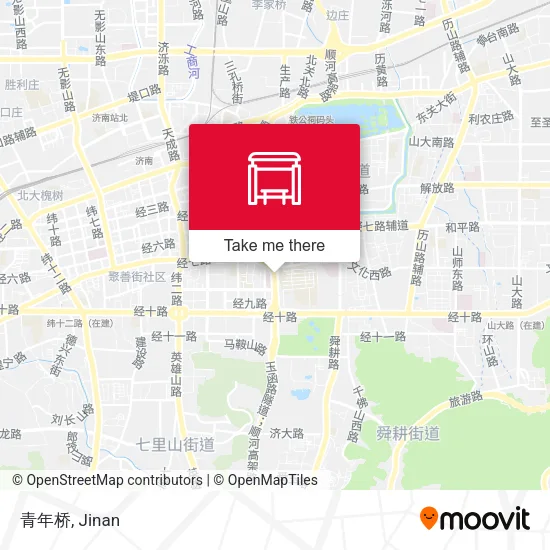 青年桥 map