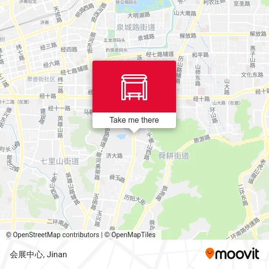 会展中心 map